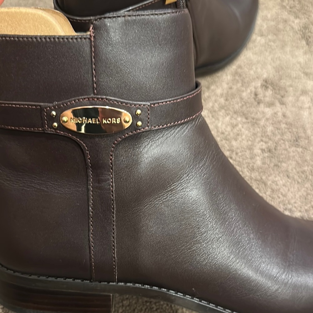 Michael Kors Women's Brown Ankle Boots - Picture 6 of 10
